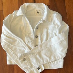White Billabong Small denim jacket.